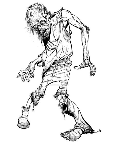 Pin by Agata on Idk art | Zombie drawings, Zombie illustration, Zombie art