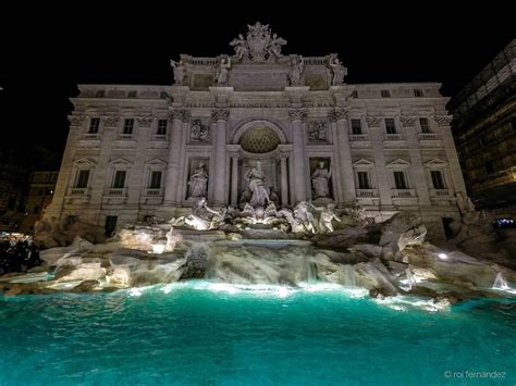 Trevi Fountain at 3am. 3am is the best time to visit tourist ...