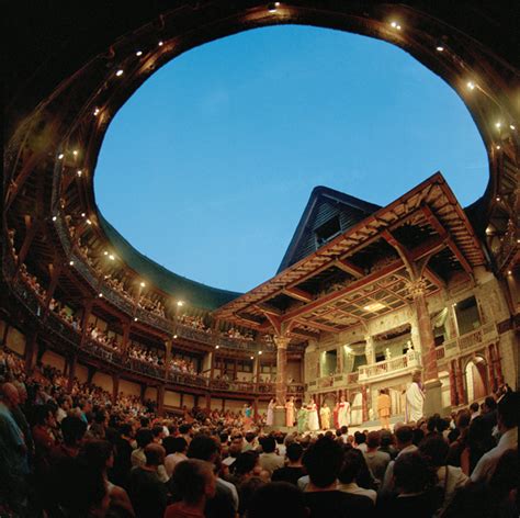 The Globe theatre, situated on the bustling London South Bank, is a ...