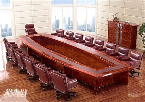 Luxury 608 Cosy Wooden Modern Office Meeting Table - HAOSEN | Office ...