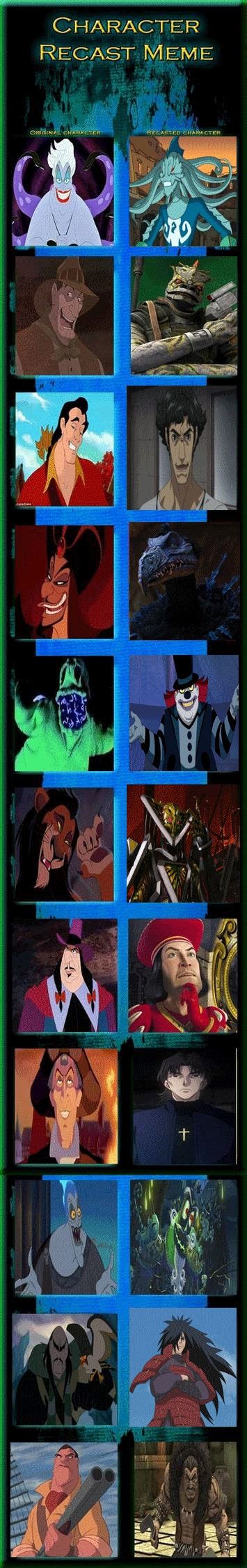 Renaissance Disney Villains Recast by JackSkellington416 on DeviantArt