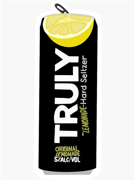 "Truly Lemonade " Sticker for Sale by jpassarella | Redbubble