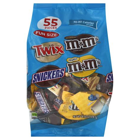 Mars Candies, Fun Size Mix, Variety Pack, 55 pieces [34.5 oz (978.1 g)]