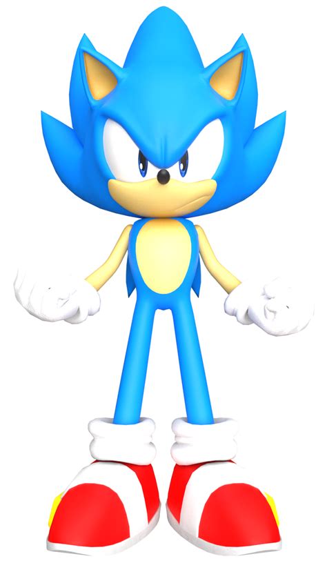 Super Sonic Blue Render by Sonic29086 on DeviantArt