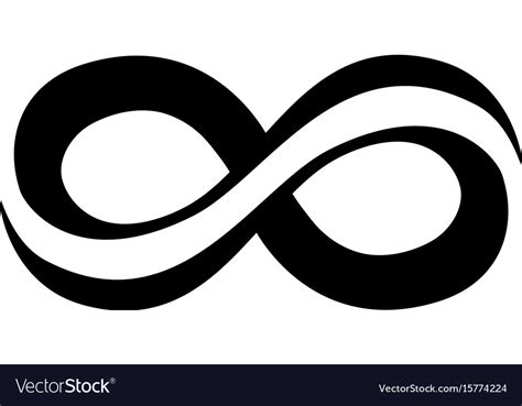 Infinity loop symbol Royalty Free Vector Image