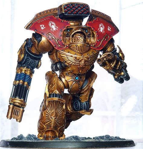 Ive officially completed my Adeptus Custodes Telemon Heavy Dreadnought ...