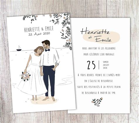 Texte faire part mariage | Idées et exemples d'invitation de mariage