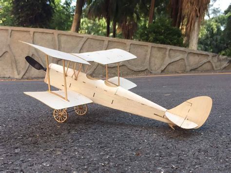 minimum Tiger Moth Biplane 400mm Wingspan Balsa Wood Laser Cut RC ...