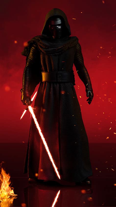 1080x1920 Resolution Kylo Ren With Lightsaber In Star Wars Iphone 7, 6s ...