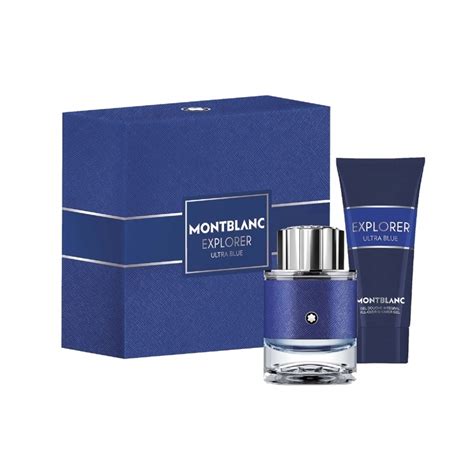 Mont Blanc Explorer Ultra Blue - Gift Set With 60ml EDP Spray and 100ml ...