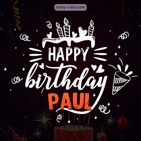 Greetings pics for Paul with Balloons - Happy birthday images Male ...