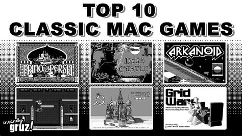 Top 10 Compact Mac Games! (Best 68k Mac Games for Macintosh Plus, SE ...