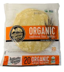 La Tortilla Factory Organic Flour Tortillas