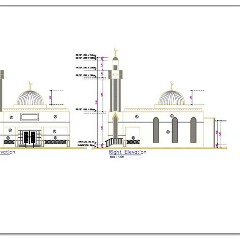 Mosque Design - CAD Files, DWG files, Plans and Details