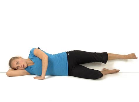 Side Lying Hip Abduction with Elongation at the Wall - Rehab Links System