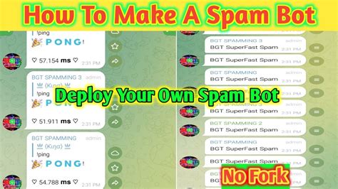 How To Deploy a Spam Bot || How To Make A Spam Bot || video Tutorial ...