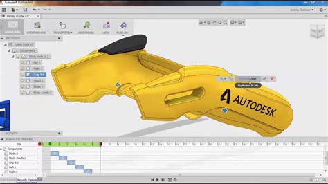 Drawing From Animation Fusion 360 : Fusion 360 TUTORIAL Scharniere ...