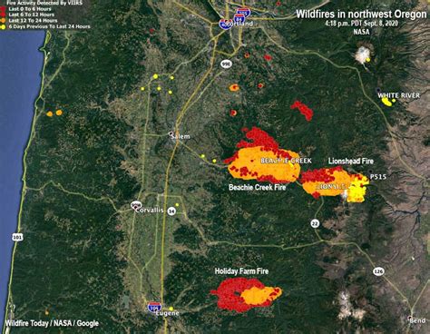 Northwest Fire Map