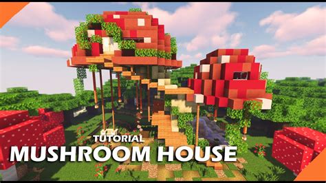 Minecraft How to Build an Amazing Mushroom House | 1.16 Build Tutorial ...