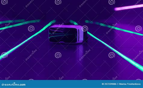 Virtual Reality Headset is Access in Metaverse. Stock Footage - Video ...