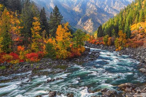 Fall Revelations - Leavenworth Washington | Şelaleler, Nehir