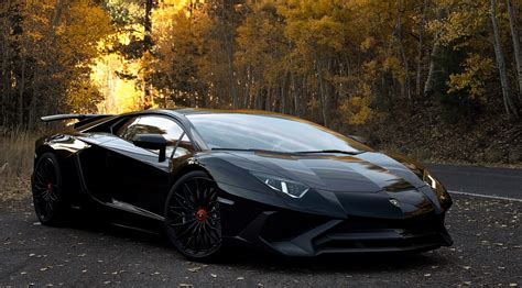 Lamborghini Aventador SV Wallpaper 4K, Black, Darth Vader