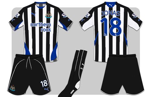 football kits design: Newcastle United F.C. fantasy kits