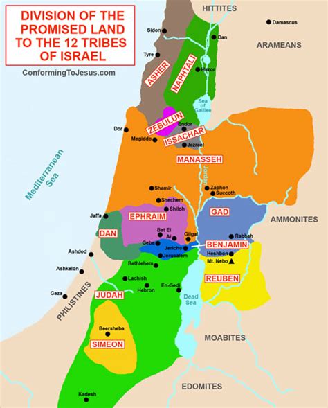 Tribe Of Judah Map Tribes Of Israel High Resolution Stock Photography ...