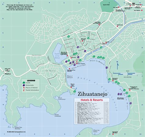 Zihuatanejo Map