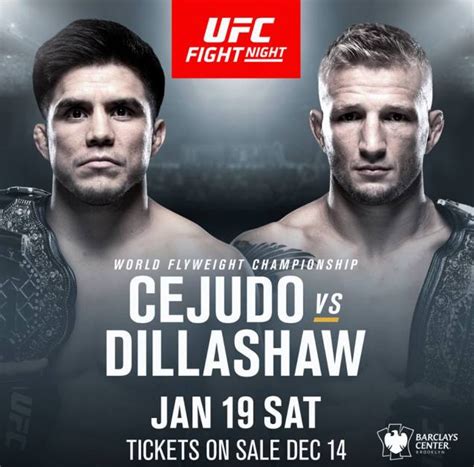 UFC Fight Night 143 Replay – Dillashaw vs Cejudo – MMAFIGHTS