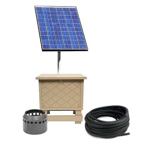 Solar Pond Aeration System with Battery Backup - Up to 1 Acre | Pond ...