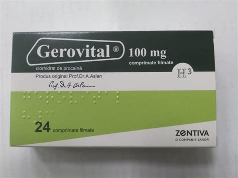 Buy Original Romanian Gerovital H3 Tablets and Injections by Dr Ana ...