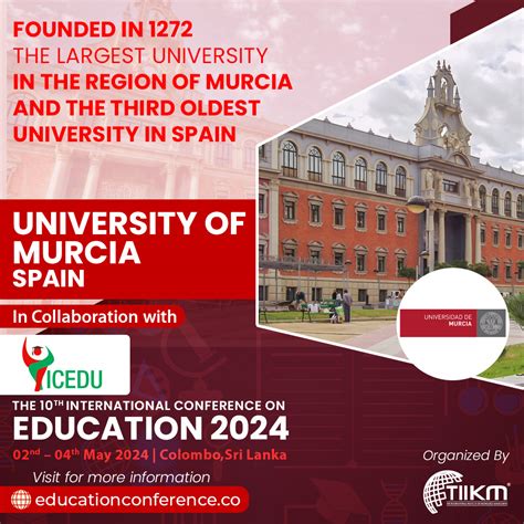 University of Murcia: Leading Collaboration in Future Education - TIIKM ...