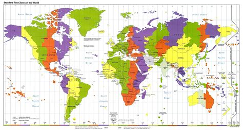 World Time Zone Map – Topographic Map of Usa with States