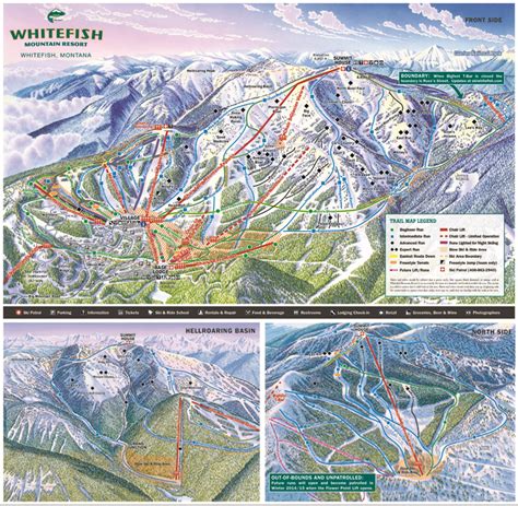 Whitefish Mountain Resort Trail Map