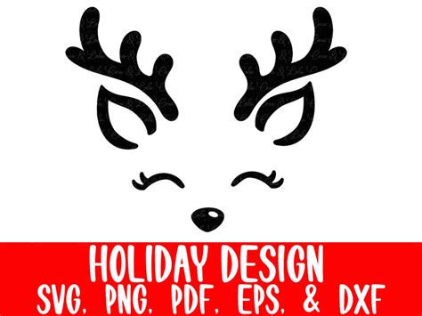 Reindeer SVG Santa and Reindeer SVG Christmas Svg - Etsy