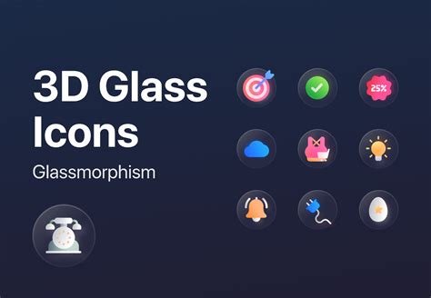 Glassmorphism, Glass Style Icons | Figma