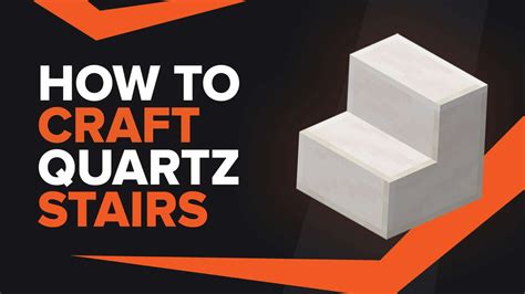 How To Make Quartz Stairs In Minecraft