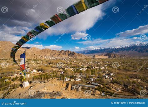 View of Leh City, the Capital of Ladakh,India Stock Image - Image of ...