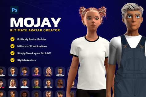 Mojay - Ultimate 3D Avatar Creator - Design Cuts