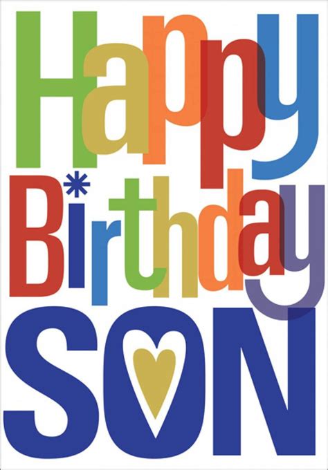 Free Printable Birthday Cards For Son