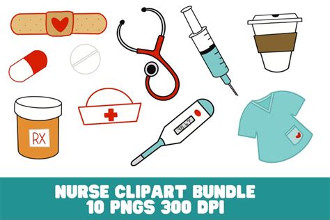 Nurse Clipart Bundle