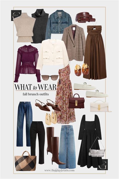 10 Classy Fall Brunch Outfits - the gray details