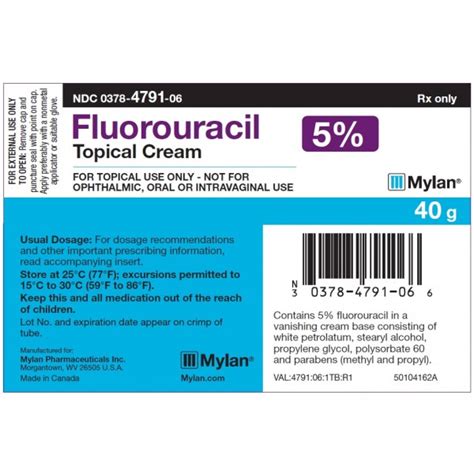 FLUOROURACIL CREAM 5% - RX Products