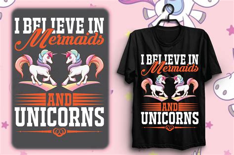 I Believe in Mermaids and Unicorns Graphic by Creative Art · Creative ...