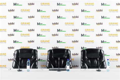 Premium PSD | Press conference backdrop banner mockup