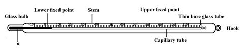 Labeled Diagram Of A Thermometer