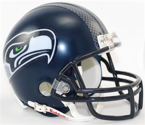 Seattle Seahawks Nfl Mini Football Helmet Matte Navy