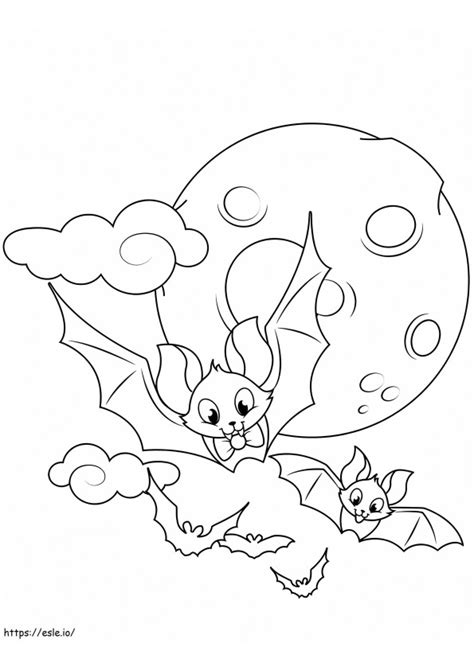 Halloween Mandala With Bats coloring page