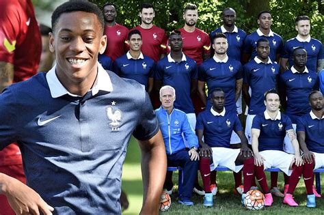 Anthony Martial in France's national football team photo session ...